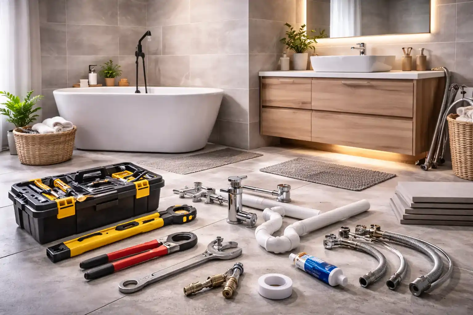 Установка сантехники